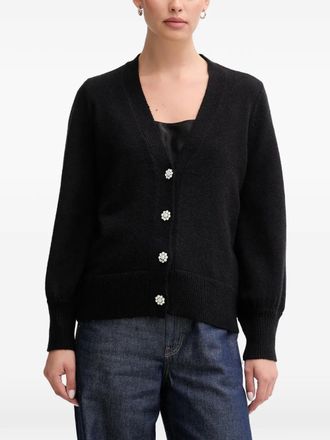 Joseph Ribkoff Cardigan con dettaglio a fiore - Nero