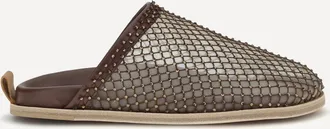 Forte_Forte FORTE_FORTE Mesh Mules with rhinestones Female 37