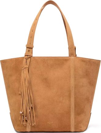 Golden Goose Spacious Brown Suede Tote Bag