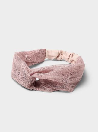 Simons Womens Floral lace interlaced headband