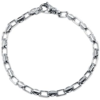 Pompeii3 Mens Designer Mariner Link 14k Gold (16gram) or Platinum (27gram) 4.5mm Bracelet 8.5