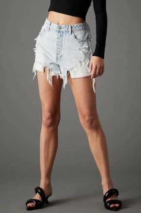 Blue Revival Womens Pearl Girl Denim Short In Blue
