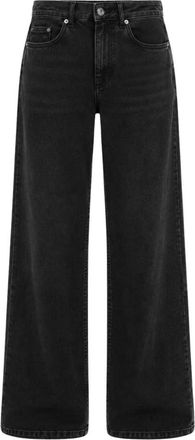 Replay Wide Jeans - Dames - Loose Fit Jeans - Zwart - W29 - Katoen - Jeans