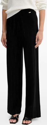 Fracomina Pantaloni a gamba ampia - Nero