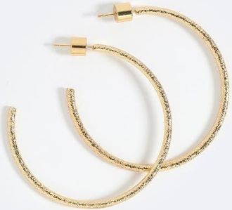 Emma Pills Midi Her Hoops in Gold at Nordstrom, Size Medium