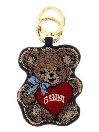Ganni Bear Keyring Multicolor