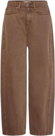 Ichi Vaqueros Blich Barrel - Jeans - Mujer - Marr&oacute;n - W30