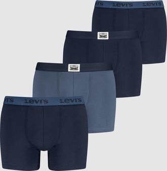 Levi's Patch Boxer Brief 4 pack - Mens - L - Multi Colour / Navy Combo