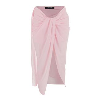 Jacquemus The Par&eacute;o Skirt - female - Jacquemus - Midi Skirts - Pink - S - Skirts