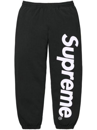 SUPREME Pantaloni sportivi con applicazione - Nero
