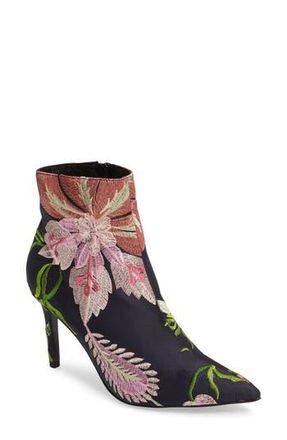 Topshop Mimosa Pointy Toe Bootie in Navy Multi at Nordstrom Rack, Size 9.5Us / 40Eu