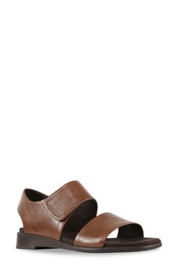 Munro Nissa Ankle Strap Sandal in Dark Brown at Nordstrom Rack