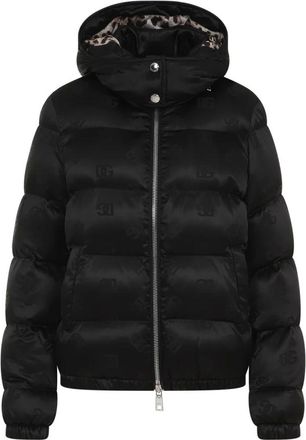 Dolce & Gabbana Down Jackets, female, Black, Size: S Padded Jacket in Black