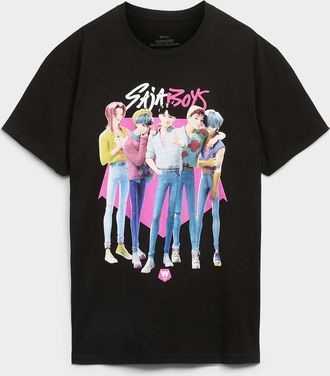 Le 31 Mens Saja Boys - KPop Demon Hunters TM lounge T-shirt