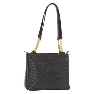 Bally Pre-owned Leren Schoudertas - Dames - Pre-owned - Zwart - Maat: ONE Size Leer