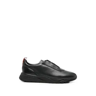 Santoni Perforated-detail Lace-up Sneakers