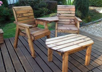Charles Taylor Trading Twin Companion Set (angled) in Brown