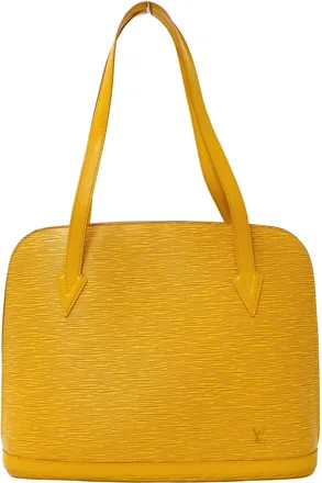 Louis Vuitton Galle Yellow Epi Leather Handbag Shoulder Bag Tote Bag (Pre-Owned)