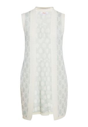 Usha Waistcoat Dames wit lichtblauw