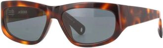 Jacquemus Mens Black Square Sunglasses JAC/2 C4