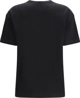 Off-white Womens Big Logo Bookish T-Shirt Black-White Cotton T-Shirts And Polos
