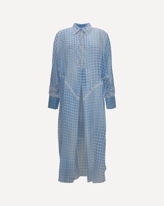 Ermanno Scervino Long shirt Dress with lace details Female 40