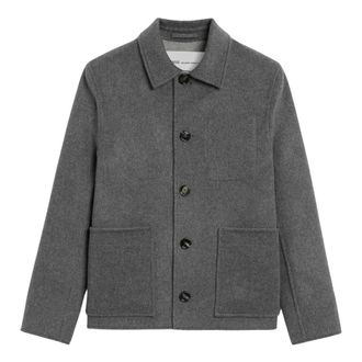 Ami Boule Jacket - Heren - Jassen - Grijs - Maat: L Zijde