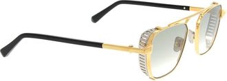 John Dalia Stijlvolle zonnebril voor modieuze uitstraling - Dames - Zonnebrillen - Geel - ONE Size - Accessoires
