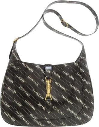 Gucci Pre-owned Vintage Schoudertas - Dames - Vintage Schoudertas - Zwart - ONE Size - Leer - Vintage
