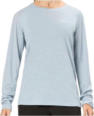 NNormal Merino Long Sleeve Laufshirt für Damen | grau