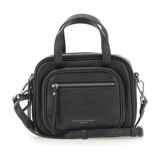 Gianni Chiarini Handbags, female, Black, Size: ONE SIZE Carre