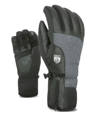 Level peneled gloves - unisex - Fabric/Polyurethane - 9.5 - Black