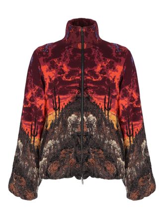 Laneus Bomber in maglia - Rosso