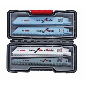 Bosch Accessories 2607010902 Kit di lame per sega a gattuccio Wood and Metal, da 20 pezzi 1 kit - Bosch