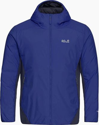 Jack Wolfskin Mens Jack Wolfskin Mens Trail Light Hybrid Windbreaker - Blue - Size: 38/Regular