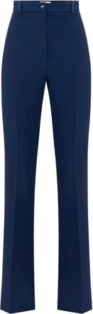 Elisabetta Franchi Mujer, Pantalones, Azul, Talla: S