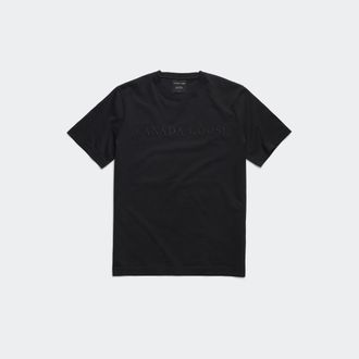Canada Goose Vantage Embroidered T-Shirt (Men, Black, XXL)