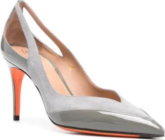 Santoni Pump - Dames - Pumps - Grijs - 36 1/2 EU - Leer - Schoenen