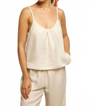 perfectwhitetee Paulette Tank Top In Sugar