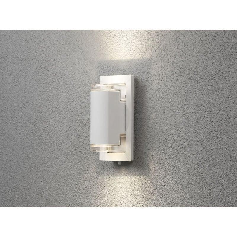 KONSTSMIDE 2-delige set buitenwandlampen downlight TORINO staal gegalvaniseerd, huisverlichting, 7325-320