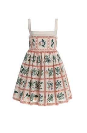 Agua Bendita Barbara Uchuva Mini Dress in Multi at Nordstrom, Size Medium