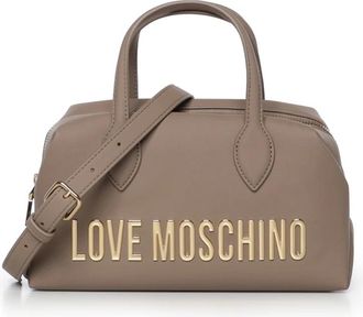 Love Moschino Smart Daily Bag - Dames - Tassen - Beige - Maat: ONE Size Zijde