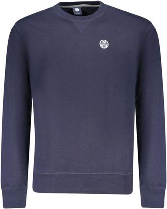 North Sails Heren, Sweatshirts & Hoodies, Blauw, Maat: XL Katoen