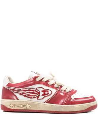 Enterprise Japan Egg Rocket sneakers - men - Leather/Leather/Rubber - 40 - Red