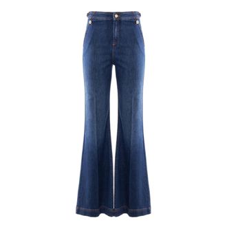 Nenette Flared Jeans, female, Blue, Size: W25 Flared Jeans