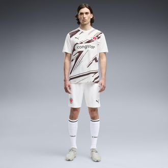 Puma Shorts FC St. Pauli 26/27 da uomo, Abbigliamento, Bianco, 3XL