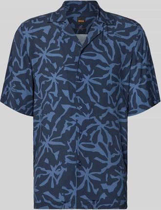 Boss Orange by Hugo Boss BOSS Orange Regular Fit Freizeithemd aus Viskose Modell RAYER_M in Marine, Gr&ouml;&szlig;e XXXL