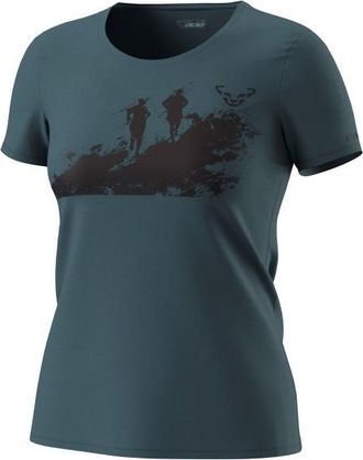 Dynafit Graphic Co S/S Tee T-Shirt f&uuml;r Damen | blau