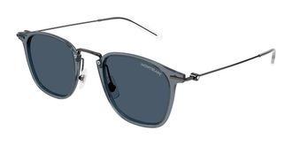 Montblanc MB0295S 003 Mens Sunglasses Grey Size 49