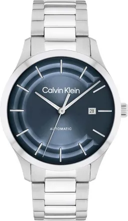 Calvin Klein Accessoires, Heren, Grijs, ONE Size, Iconic Horloge